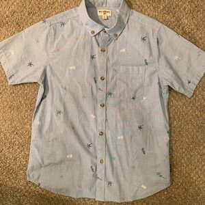 Billabong Light Blue Short Sleeve Shirt